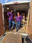 And that's it - risers back on the van